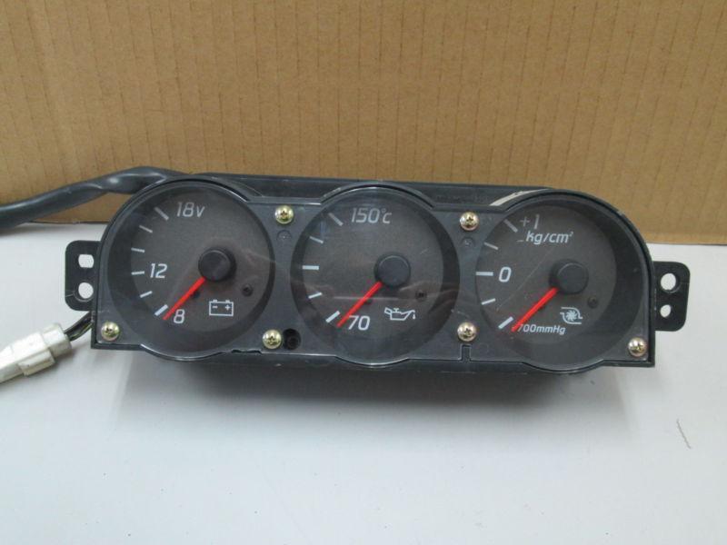 [h55n] jdm:nissan:skyline:er34:oem console triple gauge