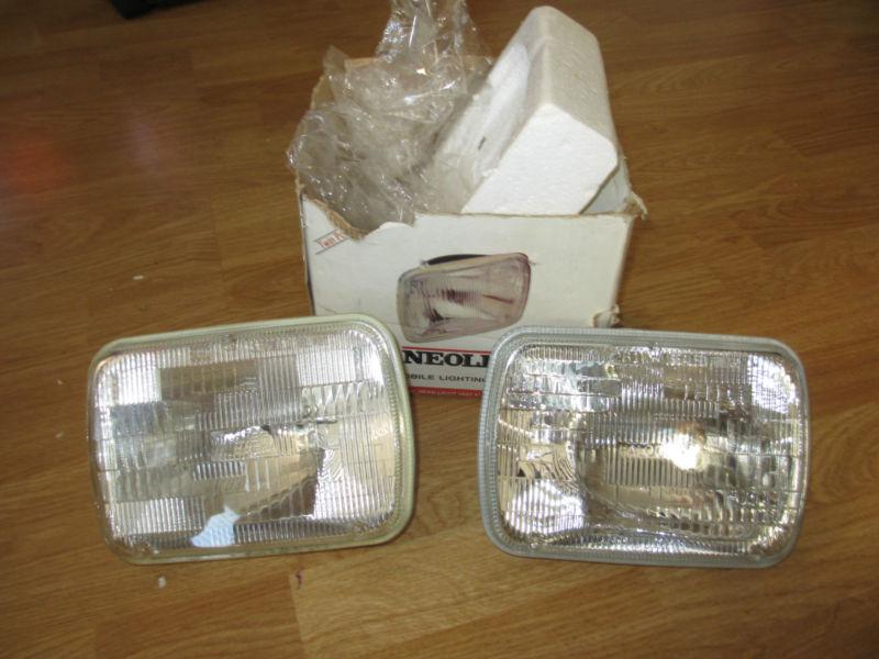 Set of 2 automoble headlamp halogen part #h6054