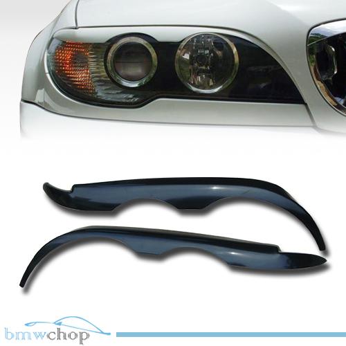 Bmw e46 2d coupe facelift headlight eyebrows eyelids 02-05 ●