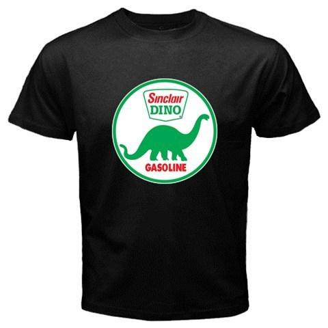 Sinclair oil dino gasoline  american oil vintage classic car racing new t-shirt