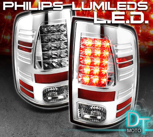 09-13 dodge ram pickup philips-led perform clear tail lights lamps left+right