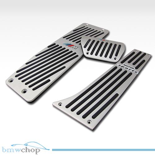 Bmw e90 e92 e93 aluminium brake rest foot sport at pedals pads ●