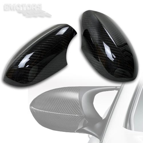 Carbon fiber bmw 3-series e90 e92 e93 rear view door side mirror cover pair 11 Ω