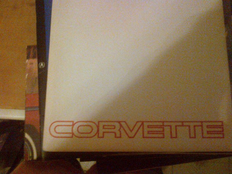 1984 chevy corvette       brochure        -