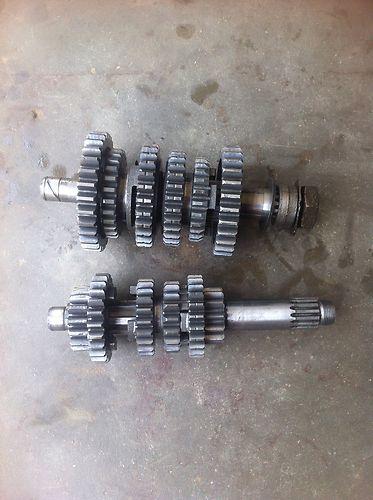 2000 yamaha yz 125 yz125 transmission shafts gears