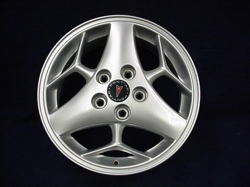 Pontiac grand prix 01-03 aztek 03-05 16" 3 spoke honeycomb silver alloy wheel 1