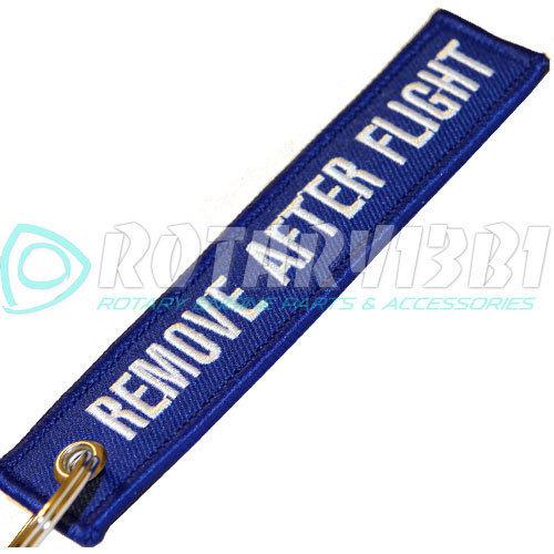 Remove after flight key attendant flag cabin tags luggage tag blue/white 1pc