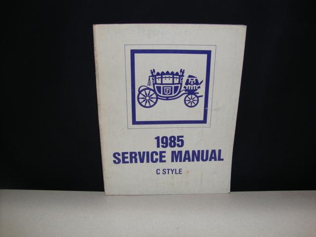 Factory 1985 c style fisher body service manual  olds, buick, cadillac