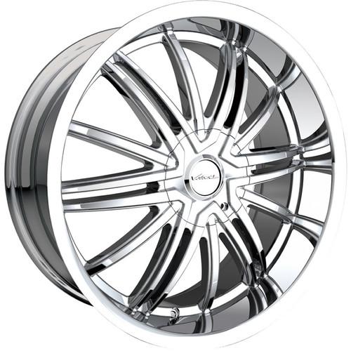 18x7.5 chrome veloche air wheels 4x100 4x4.5 +40 volvo s40 v40 5 lug