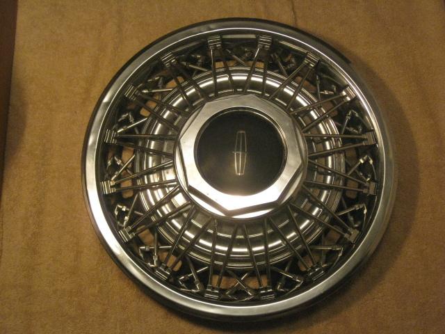 Genuine 1983 1984 1985 1986 1987 1988 1989 lincoln town car wire spoke hubcap