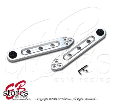 Silver lower control arm kit honda civic 02 03 04 05 si