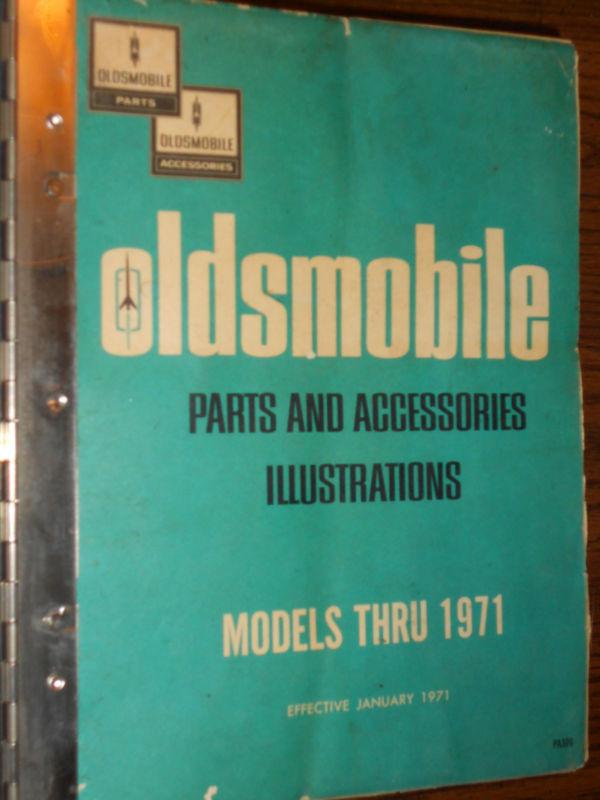 1971 1970 1969 1966 1964 1961+ oldsmobile illustrations parts catalog / original