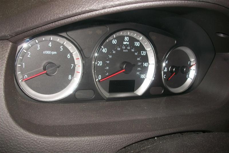 Speedometer 09 10 hyundai sonata mph 2.4l 4 cyl automatic 1034433