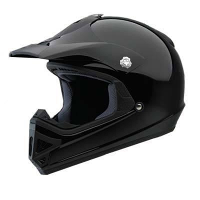 Scorpion vx-9 solid youth mx helmet black