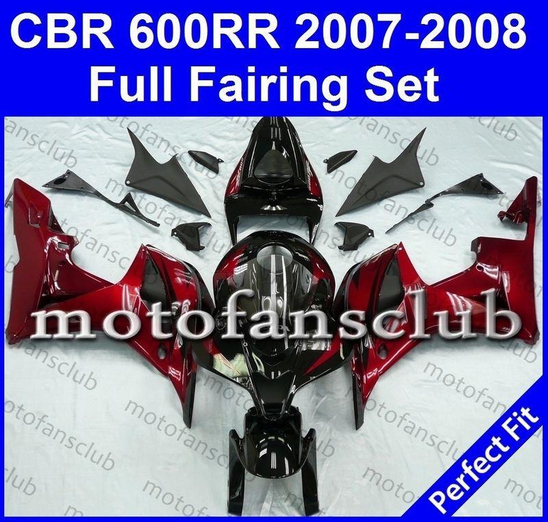 Fit honda cbr600rr 07 08 cbr 600 rr 2007 2008 fairing kit bodywork #46 b