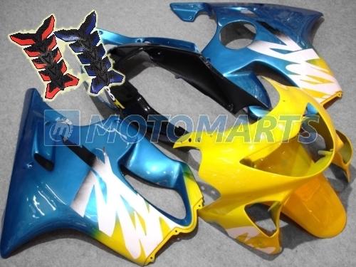 Free tank pad! injection fairing kit bodywork for honda cbr600 f4 1999 2000 aj