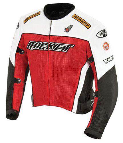 Joe rocket ufo 2.0 textile mesh jacket red xl/x-large