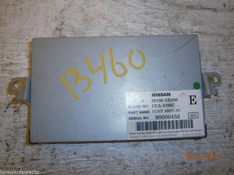 02 infiniti q45 28330 ar200 control assy audio module