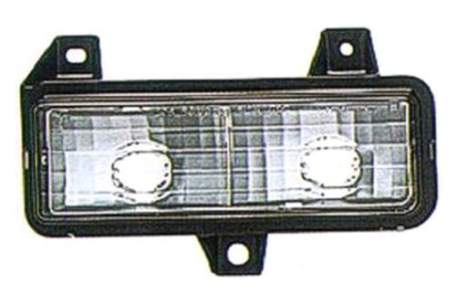 Replace gm2520129 - 89-91 chevy blazer front lh turn signal parking light