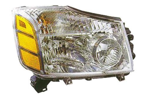 Replace ni2503154c - 05-07 nissan armada front rh headlight assembly