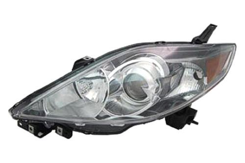 Replace ma2519137 - 06-07 mazda 5 front rh headlight lens housing halogen