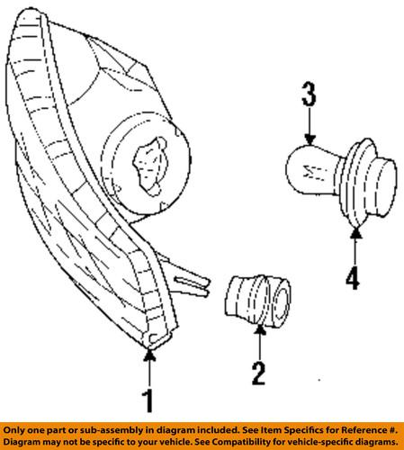 Mopar oem 4856564 park/turn lamp