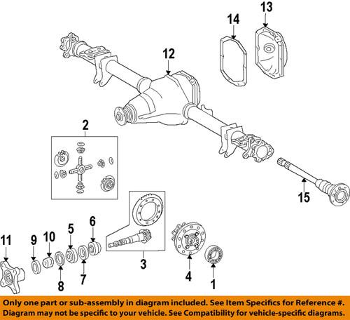 Dodge oem 68044521aa axle shaft