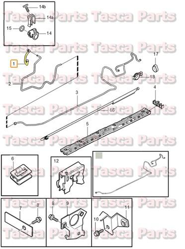 Brand new oem fuel tank to engine delivery pipe 01-09 volvo s60 s80 v70 v70xc