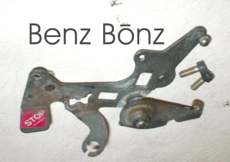 Stop linkage & lever mercedes benz 0m617 turbo diesel engine 300sd 300d