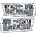 04-05 chevy malibu (includes malibu maxx) left & right fog lamp assemblies- pair