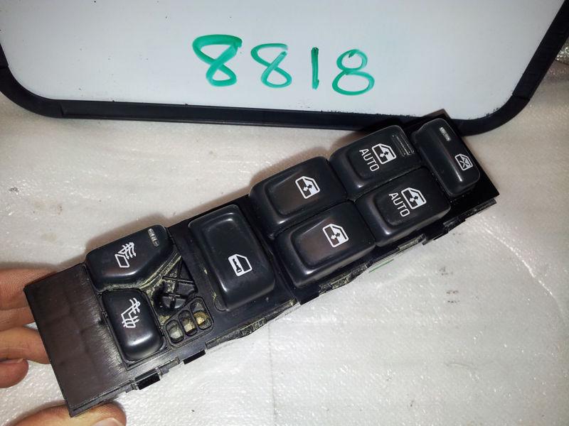 06-09 envoy trailblazer 15096216 master power left window switch mirror button