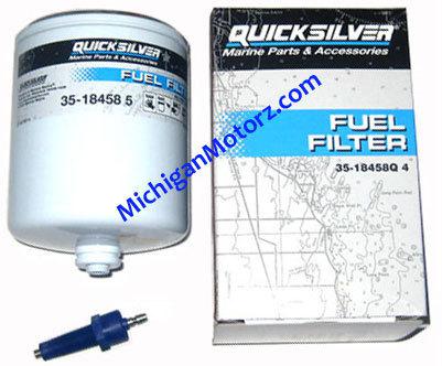 Mercruiser fuel filter/water separator, v-6 efi, outboard, 35-18458q4, 35-184585
