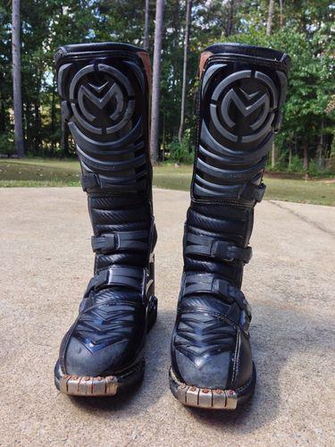 Mooseracing boots, black size 10