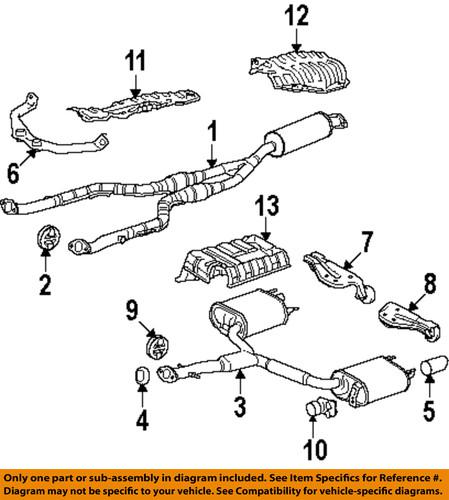 Toyota oem 1740831030 exhaust-tailpipe extension