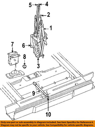 Dodge oem 55347454aa side panel-winch