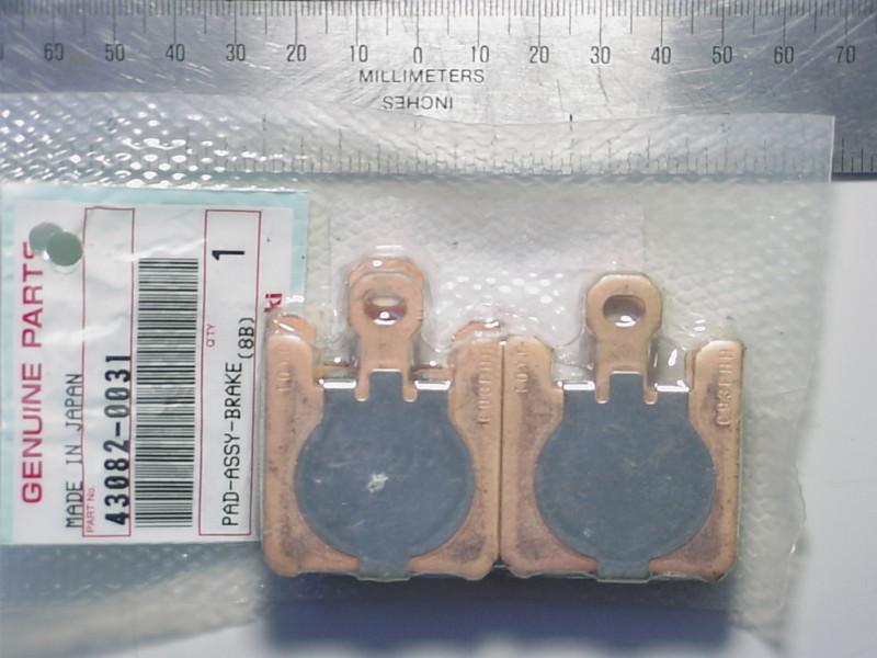 43082-0031 $44.99 kawasaki mean streak vn1600, 05- zx-10r front brake pads