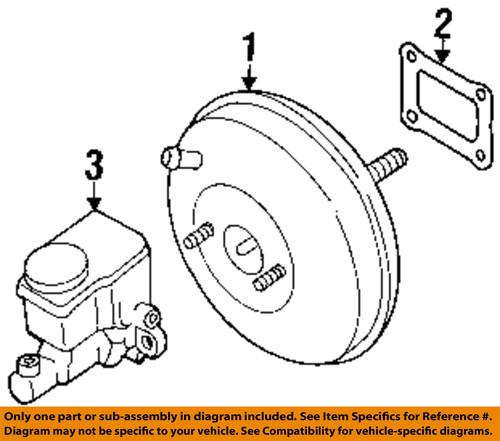 Mazda oem bj3k4340zr00 brake master cylinder