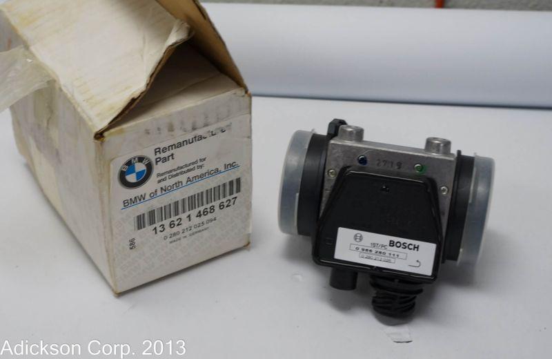 New bosch bmw 0 986 280 111 fuel injection air mass flow meter reman. 1998>1994