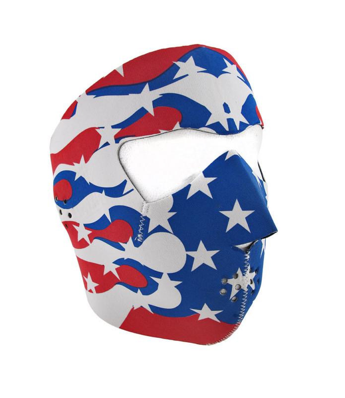 American flames neoprene motorcycle face mask facemask