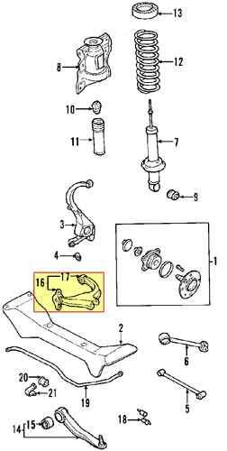 Kia 5511038601 genuine oem factory original upper control arm