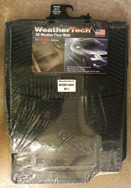 Weathertech all weather floor mats wtcb174201 - toyota avalon