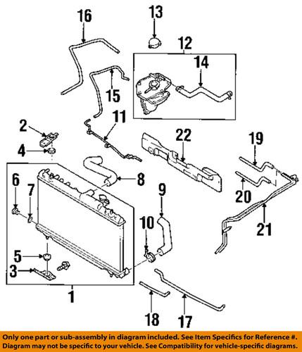 Subaru oem 45162ae000 engine coolant recovery tank hose/coolant recovery