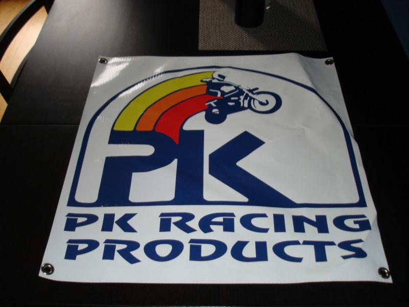 Team pk performance xr 75 garage/shop banner vintage mx ahrma