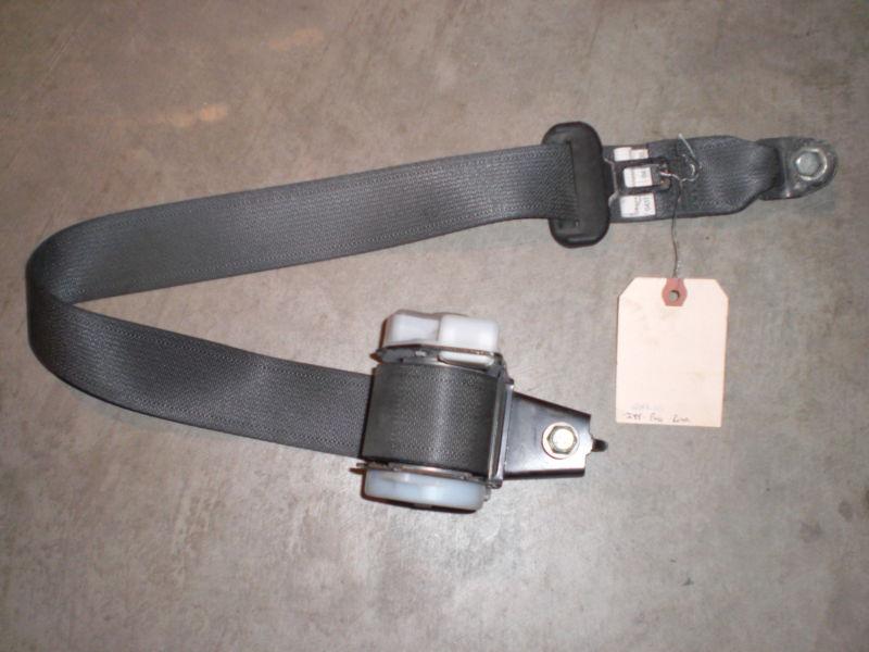 08-11 subaru impreza wrx sti wagon passenger rear seat belt  black rh assembly