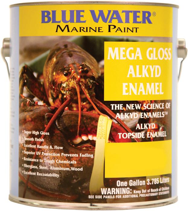 Blue water marine paint mega gloss cameo/olive 8971g