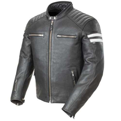 Joe rocket classic '92 leather motorcycle riding jacket black