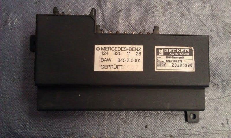 Mercedes  w124 control unit for becker autoradio 1248201126