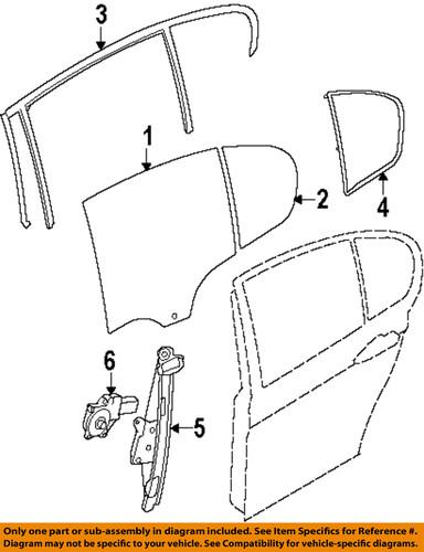 Bmw oem 51357140590 window regulator