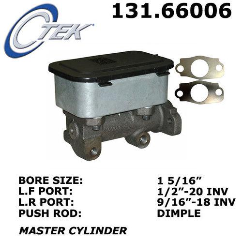 Centric 131.66006 brake master cylinder-c-tek standard brake master cylinder