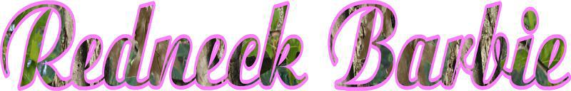 Mossy oak camo light pink redneck barbie window decal 5x36"